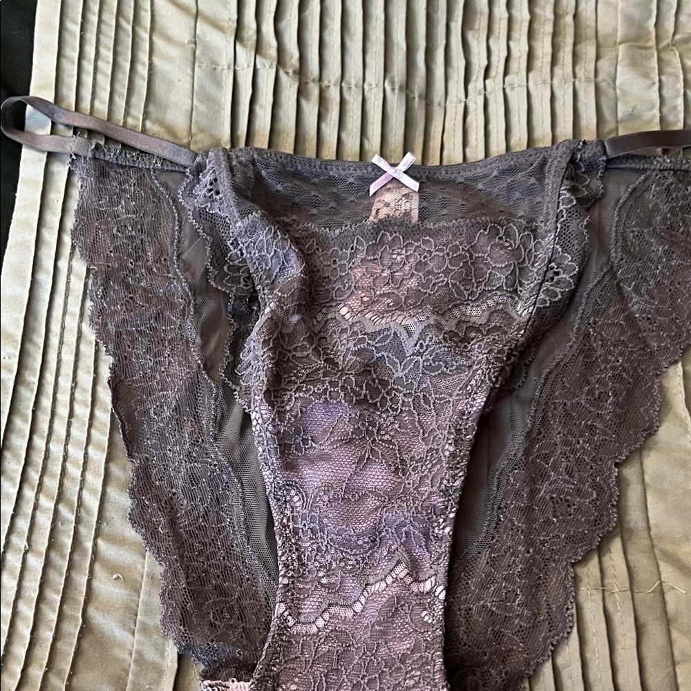 Victoria's Secret Lace Panties in Lavender